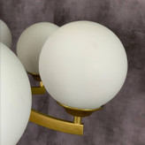 لوستر مدرن فلزی حبابی مولکولی A184