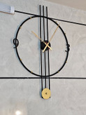ساعت دیواری فلزی مدرن کد H107.1