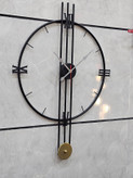 ساعت دیواری فلزی مدرن کد H107.1