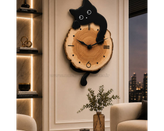 ساعت دیواری پاندول دار مدل کیوت | ساعت دکوراتیو چوبی فانتزی با طراحی مدرن و خاص کد H600